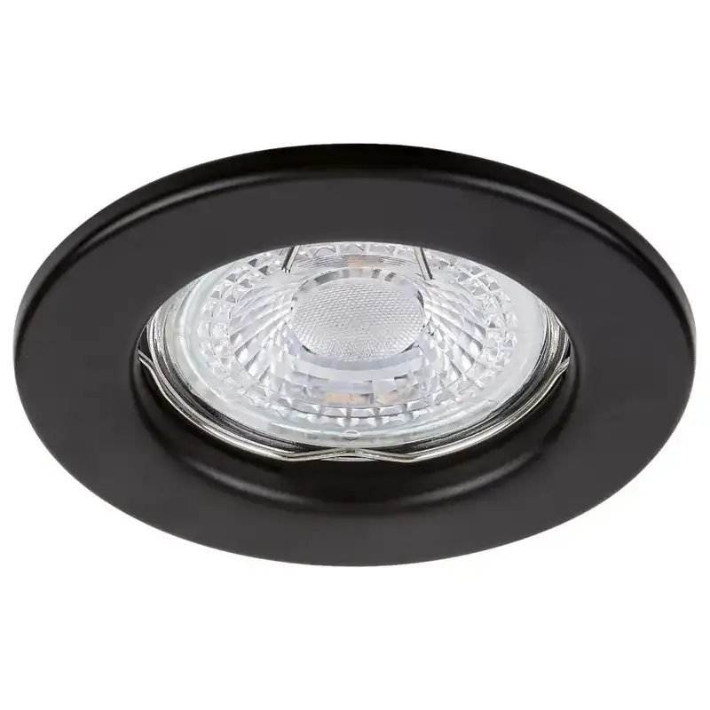 RABALUX Spot Relight, ugradna crna rozetna metal okrugla
