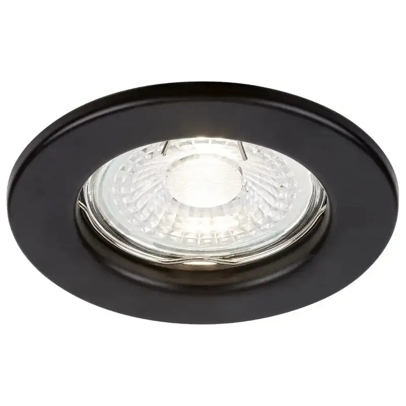 RABALUX Spot Relight, ugradna crna rozetna metal okrugla