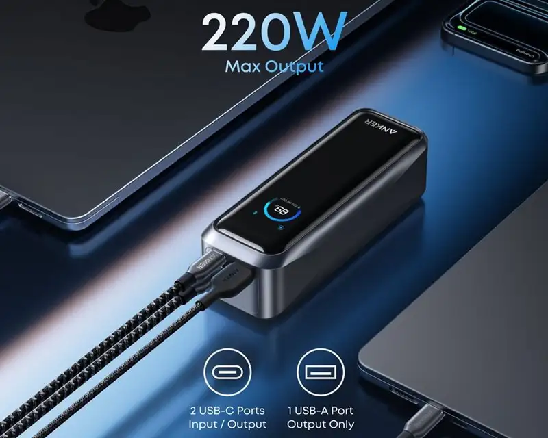 ANKER Power Bank Prime 20000mAh 220W Black