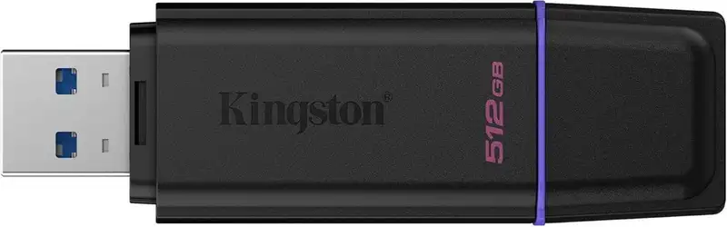KINGSTON 512GB Portable USB 3.2 Gen 1 DataTraveler Exodia Black/Purple