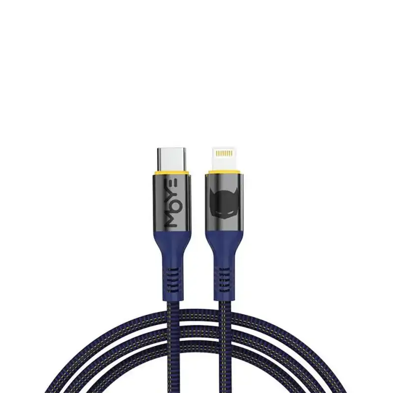 MOYE Batman Type-C to Lightning Charging cable