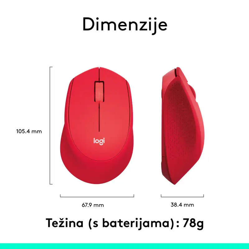 LOGITECH M330 Red 910-004911