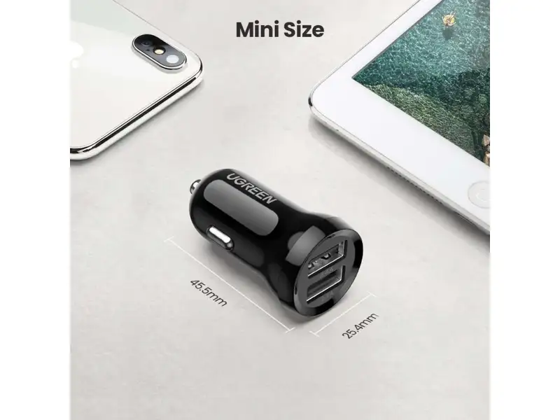 UGREEN ED018 Usb punjac za kola 2USB FAST 4.8A