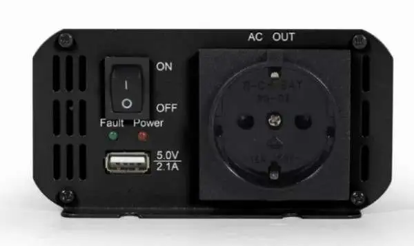GEMBIRD EG-PWC500-01 12V Auto inverter DC/AC 500W+USB port