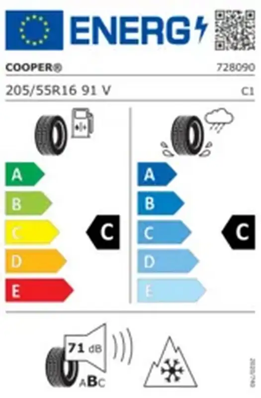 COOPER 205/55R16 91V COOPER ALL SEASON