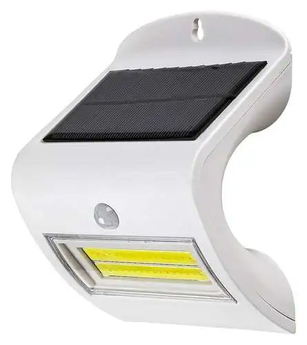 RABALUX Opava,outdoor solar,LED 2W,bela,sa senzorom