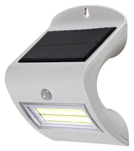 RABALUX Opava,outdoor solar,LED 2W,bela,sa senzorom