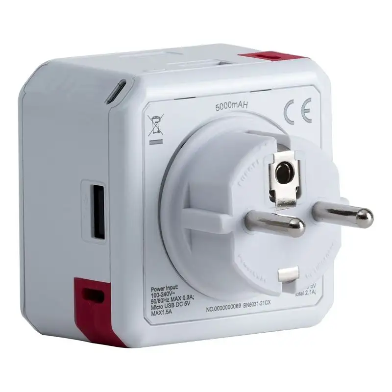 ALLOCACOC Power bank 5000mAh White 9402/EUBANK