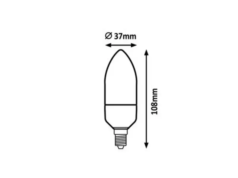 RABALUX Sijalica LED E14 C37 8W 760lm 4000K