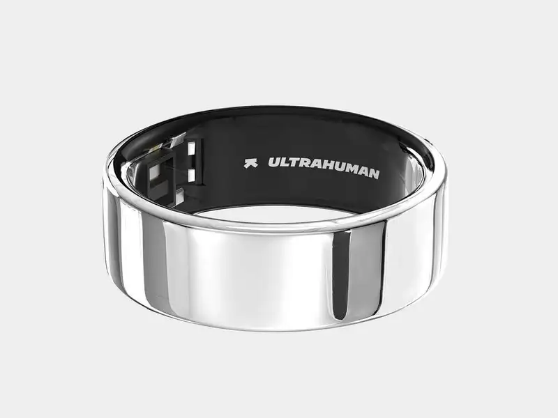 ULTRAHUMAN Ring Air - Size 08 Aster Air Space Silver