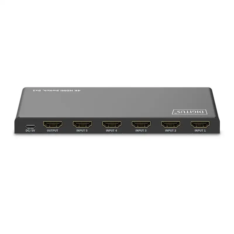 DIGITUS HDMI switch 5x1 4K 60Hz