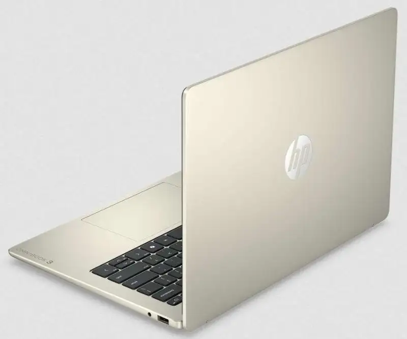 HP OmniBook 3 14-hy0002nm, 14" WUXGA AG, AMD Ryzen 5 40, 16GB onboard, 512GB, DOS, zlatna (D92N1EA)