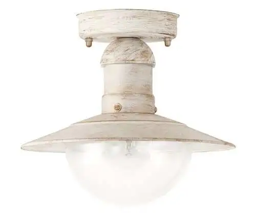 RABALUX Oslo spoljna plafonjera E27 60W belo/zlato IP44