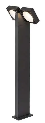RABALUX Telde, LED spoljna podna visina 75cm, aluminium antracit siva, 14W, 900lm (bez dif. 1620lm), 3000K