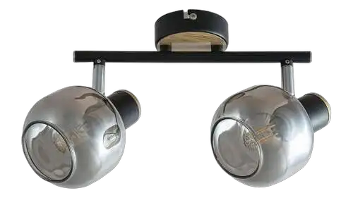 RABALUX Salazar,spot,E142X MAX40W,bl/oak/smoke