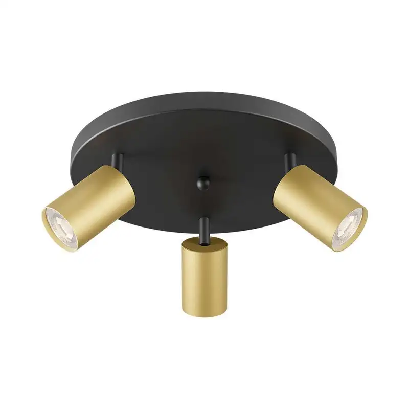 BRAYTRON BRY-BETA-RND_3-GLD-GU10-SPOTLIGHT