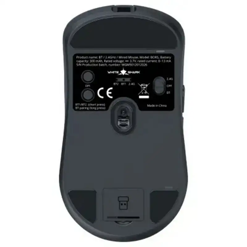 WHITE SHARK WGM 5021 Bors Wireless Mouse Black