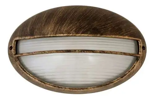 RABALUX Hektor spoljna zidna lampaE27 100W  staro zlato IP44