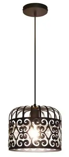 RABALUX Alessandra Visilica E27 1x60W,mat crno