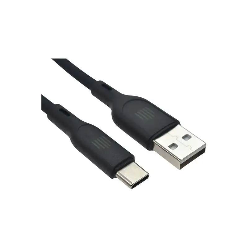 Dviced Cable USB-A to USB-C silicone 1,25m - Black DV110005