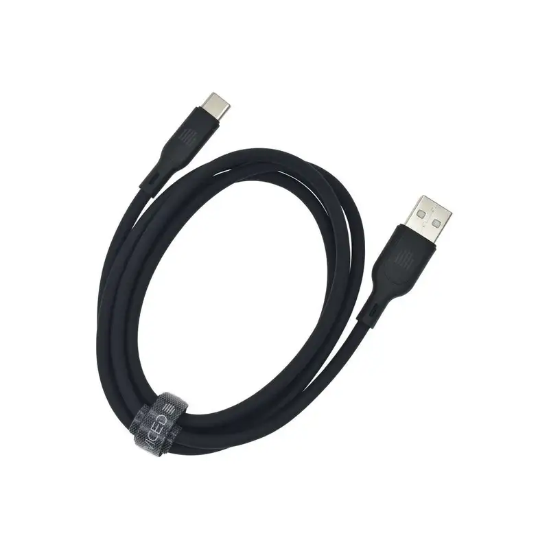Dviced Cable USB-A to USB-C silicone 1,25m - Black DV110005