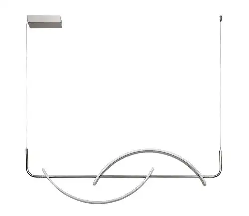 RABALUX Jarnelle, visilica brušeni hrom LED 35W, 2450lm, 3000K, 127cm