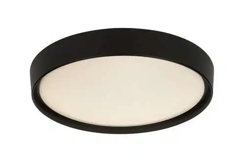 RABALUX Achilles, unutrašnja LED smart plafonjera, crna, metal
