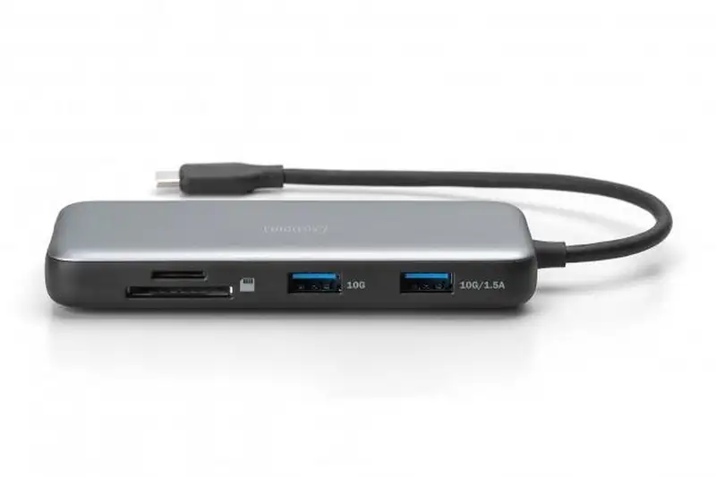 DIGITUS USB-C 7u1 docking stanica