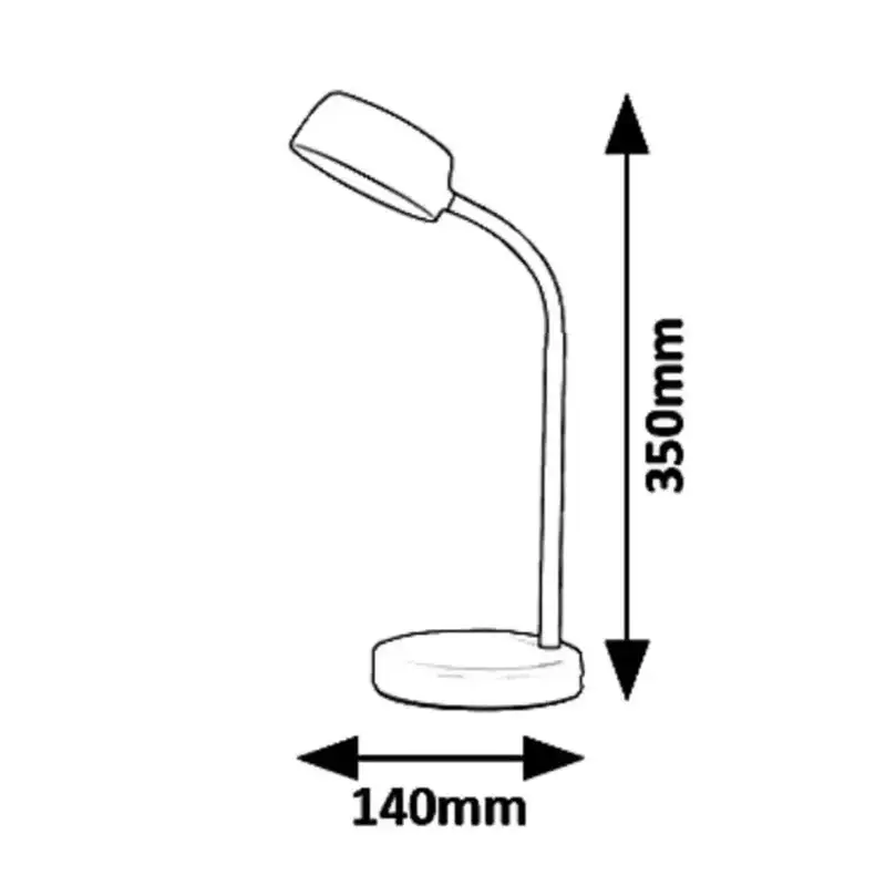 RABALUX Berry stona LED 4,5W, bela