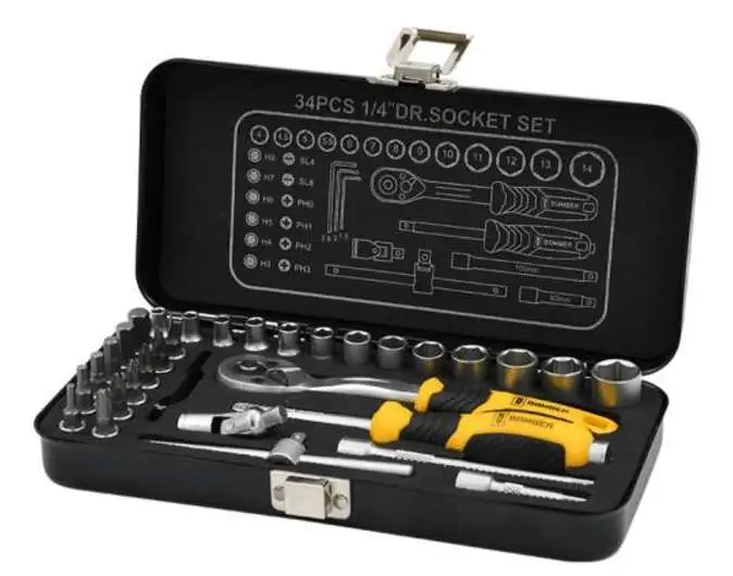 BOMBER Set gedora 34 komada 1/4