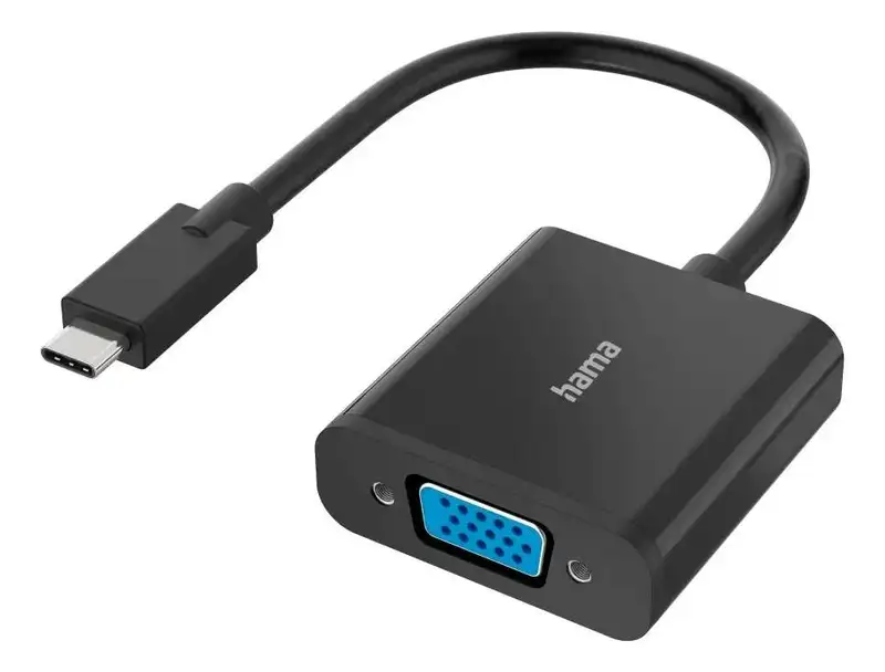 HAMA adapter USB-C muski na VGA zenski, Full HD