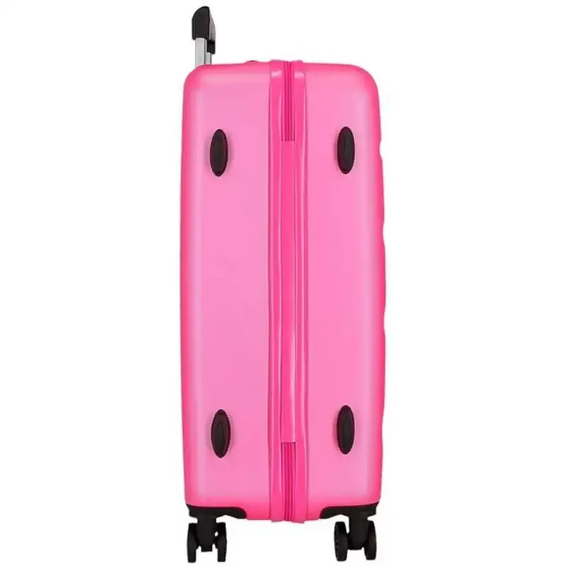 ROLL ROAD FLEX ABS set kofera 3/1 sa 4 tockica pink
