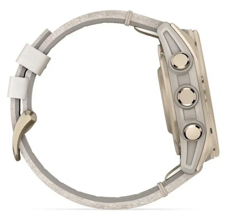 GARMIN Fenix 8 43mm Sapphire Fog Gray Leather