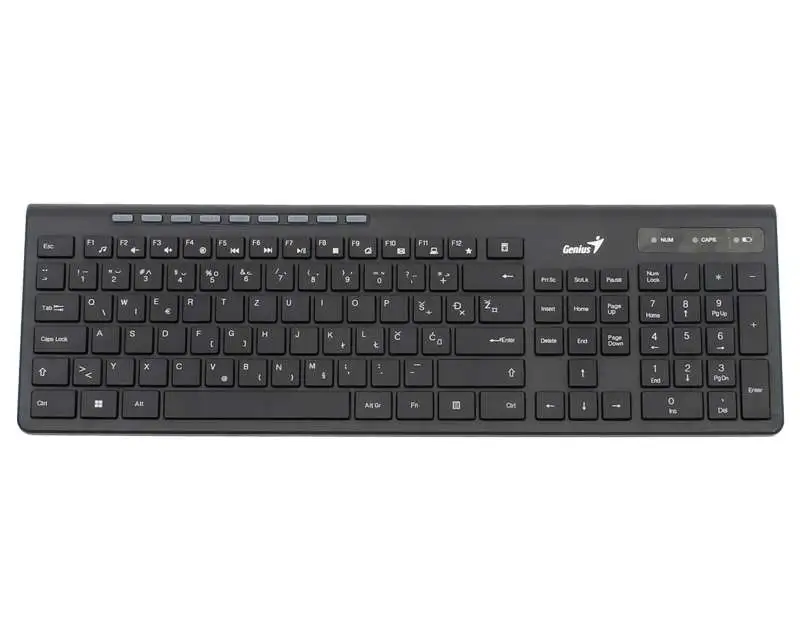 GENIUS SlimStar 7230,SER,BLK,2.4GHZ,KB
