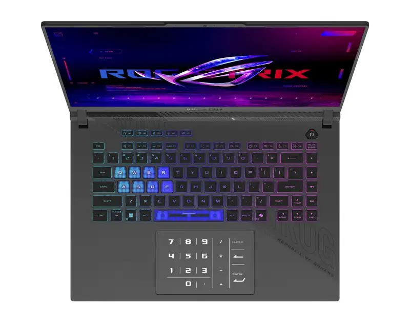 ASUS ROG Strix G16 G614PR-UI-RV120, 16 inca FHD+, AMD Ryzen 9 8940HX, 32GB, SSD 1TB, RTX 5070Ti + ranac