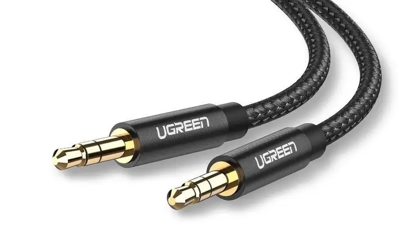 UGREEN AV112 AUX kabl 3.5mm 2m gold crni