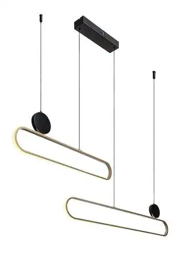 RABALUX Circado visilica LED48W crna / gold