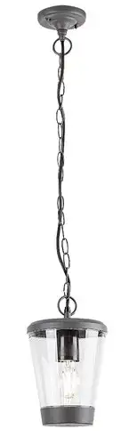 RABALUX Savano spoljna visilica tamno siva aluminijumska E27 40W