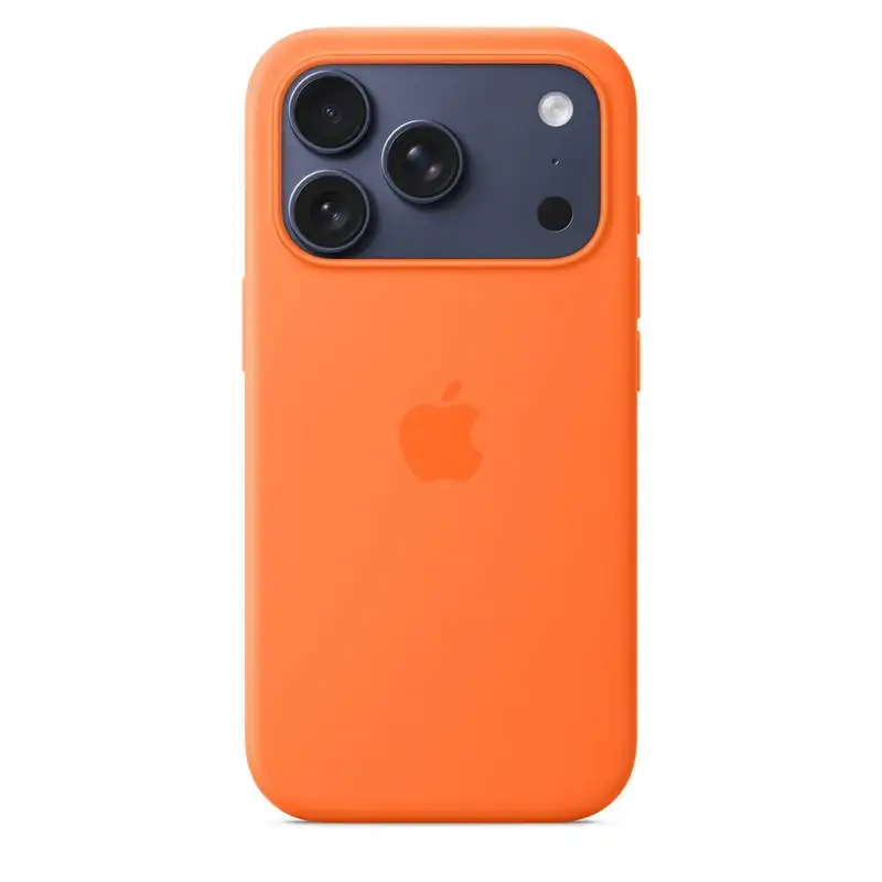 APPLE iPhone 17 Pro Silicone Case with MagSafe – Orange mgfe4zm/a