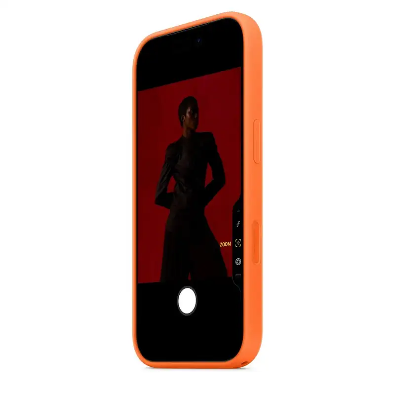 APPLE iPhone 17 Pro Silicone Case with MagSafe – Orange mgfe4zm/a