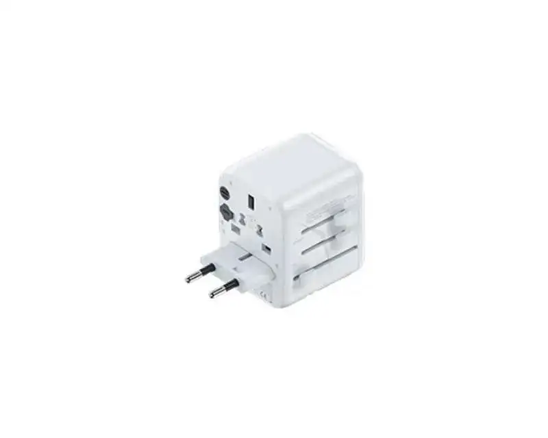 LINKOM Strujni multifunkcionalni punjac 2.4A UK/EU/US/AU,beli REMAX