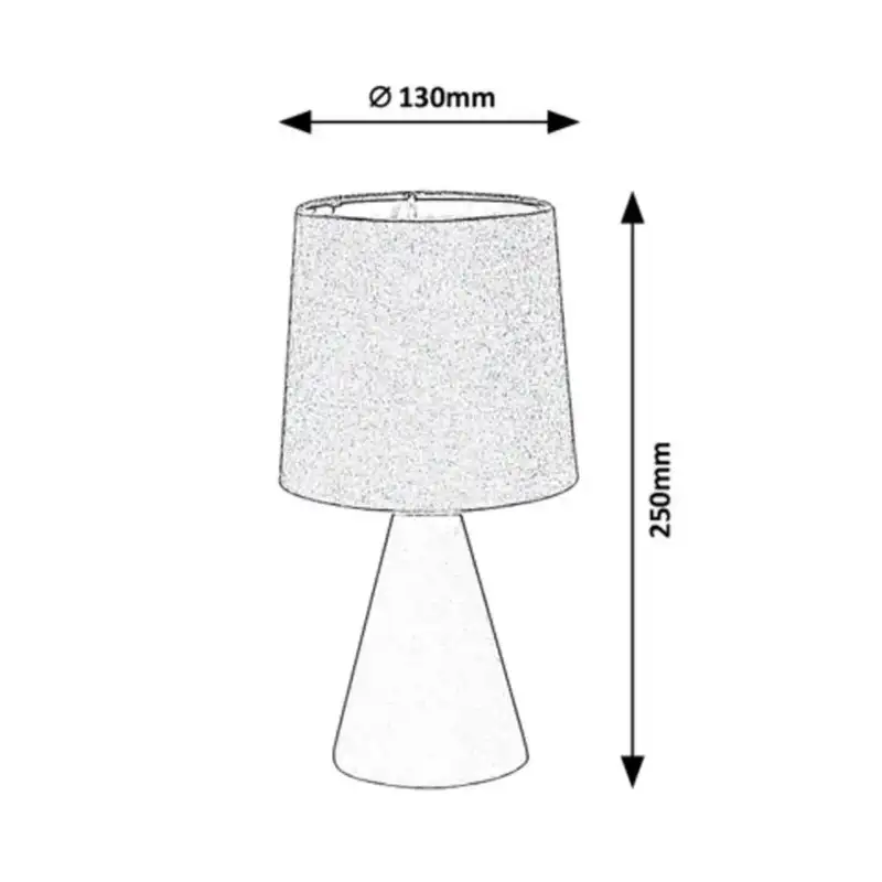 RABALUX Nalani stona lampa E14 40W,plava