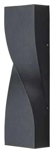 RABALUX Follina, spoljna zidna lampa LED11W crna