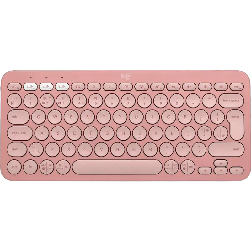 LOGITECH K380s Pebble Keys 2 TONAL US Rose 920-011853