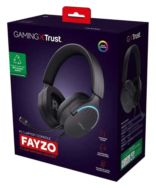 TRUST GXT490 FAYZO 7.1 USB crna