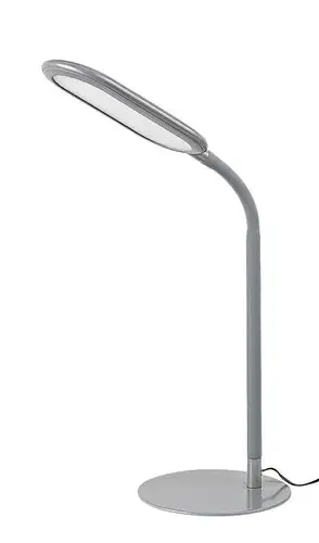 RABALUX Adelmo, stona lampa, srebrna 10W, 3000-6000K dimabilna na touch
