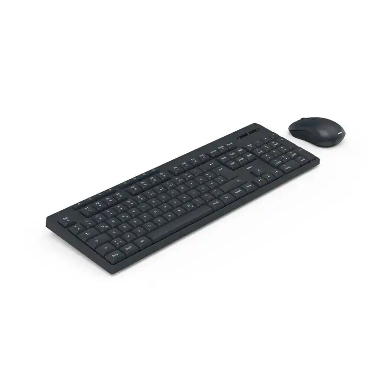 HAMA WKM-200 bezicna tastatura i mis, SRB, crna