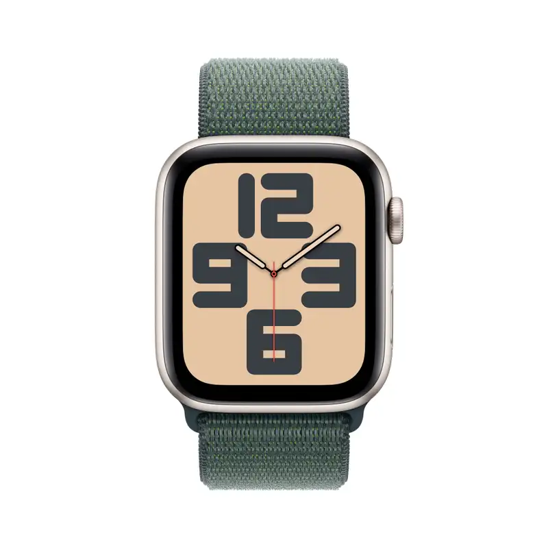 APPLE Watch SE2 v3 GPS 40mm Starlight Alu Case with Lake Green Sport Loop mxeh3qv/a