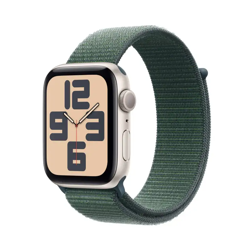 APPLE Watch SE2 v3 GPS 40mm Starlight Alu Case with Lake Green Sport Loop mxeh3qv/a
