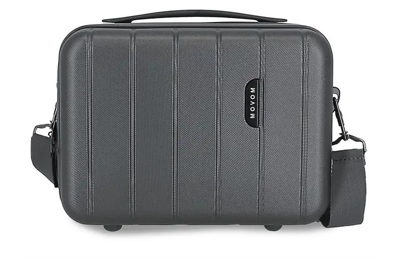 MOVOM WOOD ABS Beauty case siva